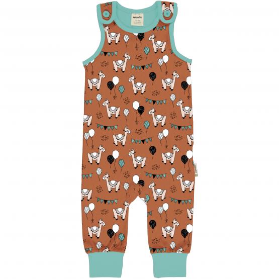 Meyaday Playsuit CAMEL PARTY (GOTS) 